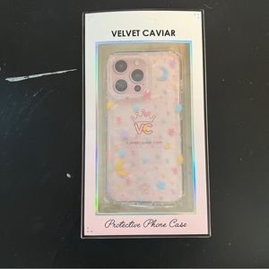 Velvet Caviar IPhone 13 Pro Pastel Starry Night Clear Phone Case New Kawaii
